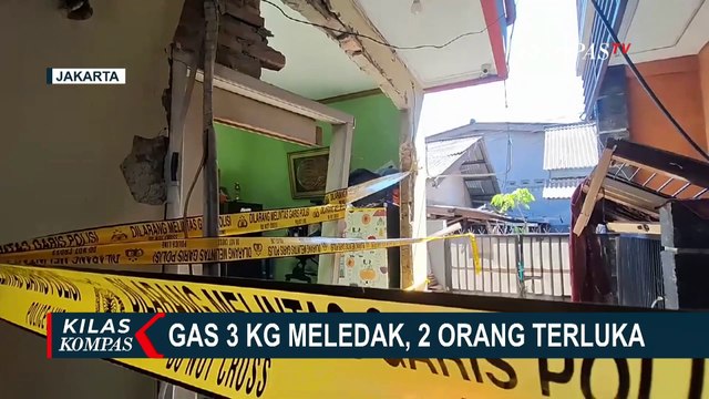 Rekaman Detik-detik Gas 3 KG Meledak di Cilincing Jakarta Utara: Rumah Hampir Roboh, 2 Terluka