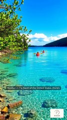 This U.S. Lake Changes Color Every Season — It’s Magical! 💧🍁❄️