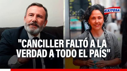 Canciller faltó a la verdad en posible extradición de Nadine, alerta abogado: Brasil no retorna asilados