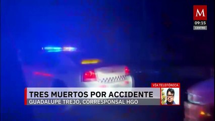 Tragedia en la México-Tuxpan: mueren dos mujeres y un niño