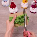 DIY adorable yarn gnome decorations 🎅