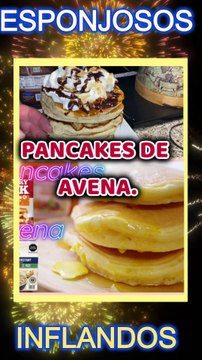 pancakes de avena los mas inflados que veras hoy.
