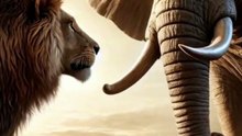 The Battle of the Giants: Lion vs. Elephant!