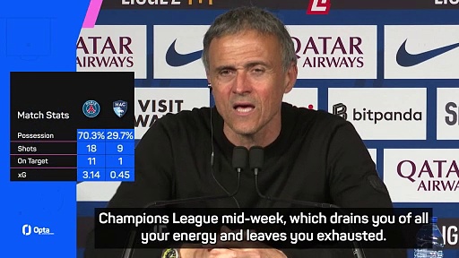 'I'll take anything' - Enrique pleased to see PSG win after 'draining' UCL week