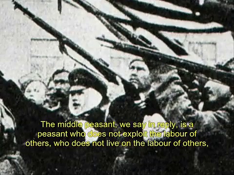 Lenin's speech - The Middle Peasants // Soviet Nostalgia