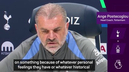 'I'm not everyone's cup of tea' - Postecoglou