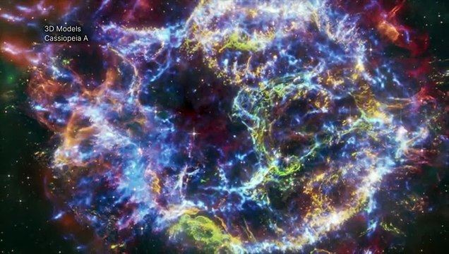 3D models of objects in space released by NASA's Chandra team