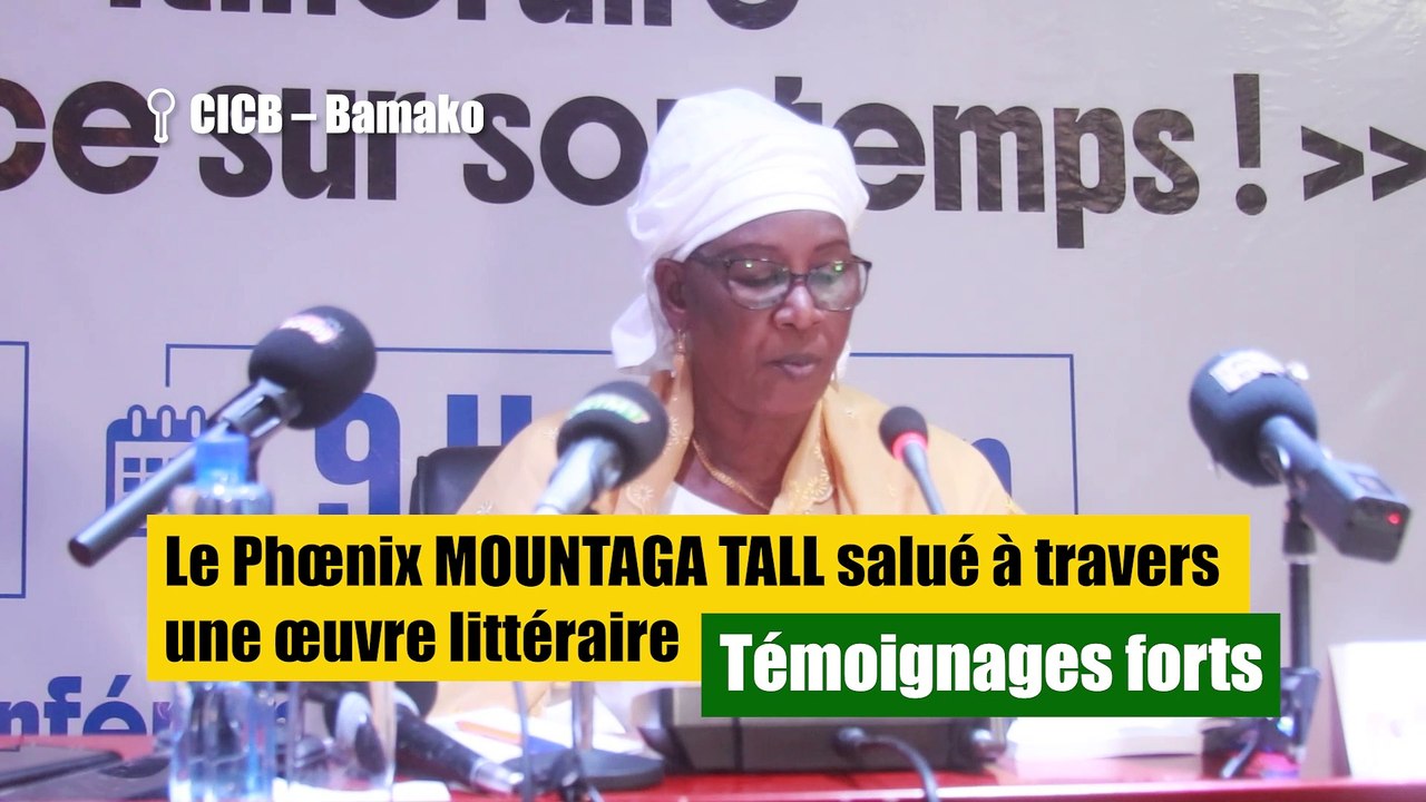 📘 MOUNTAGA TALL salué à travers une œuvre littéraire | Témoignages forts – CICB Bamako 19 avril 2025