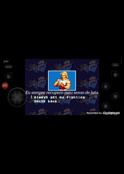 Fatal Fury 2 Jubei Yamada vs Andy Bogard fala de vitória do Andy Bogard em português