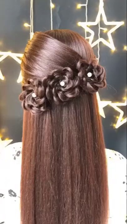 Girl easy hairstyle