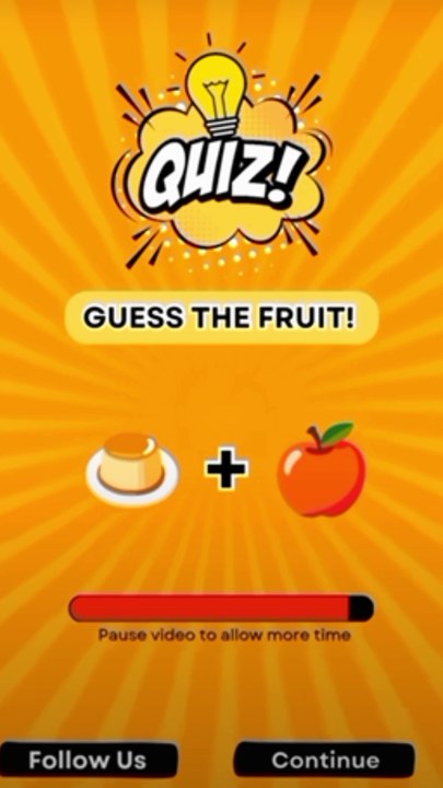 Guess the Fruit