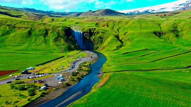 ICELAND 8K - Relaxing Scenes and Sounds - 4K - Sky Sounds: Drift Away in Peace