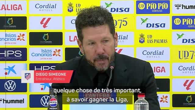 Atlético - Simeone : “Pour gagner la Liga, il faut des chiffres parfaits”