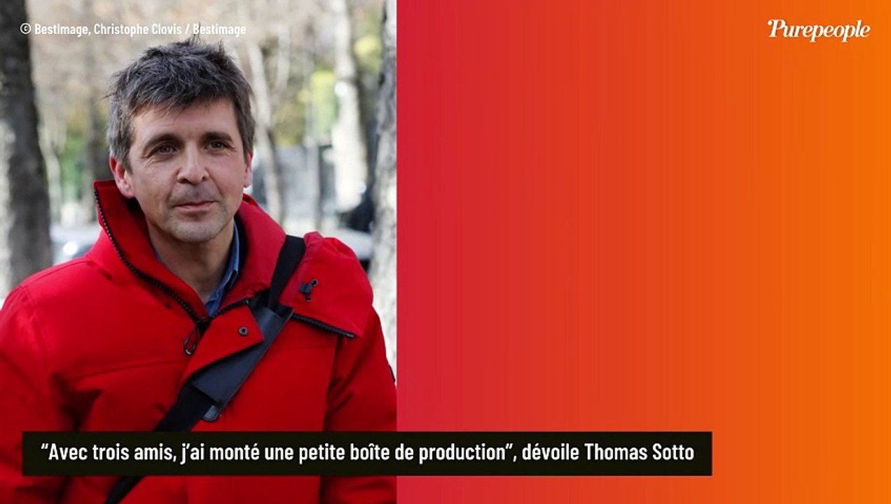 Thomas Sotto n’a pas que le journalisme dans la vie : il vient de monter un ambitieux projet avec “trois amis”