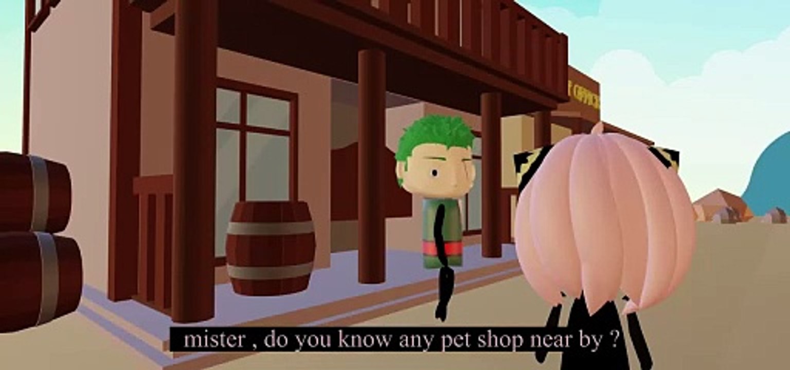 One piece episode, Zoro Adventure part 1_-  Asking directions