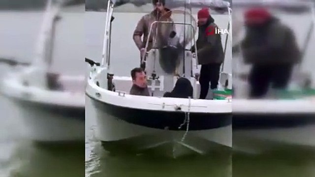 Terkos Gölü’nde can pazarı! Kano devrildi