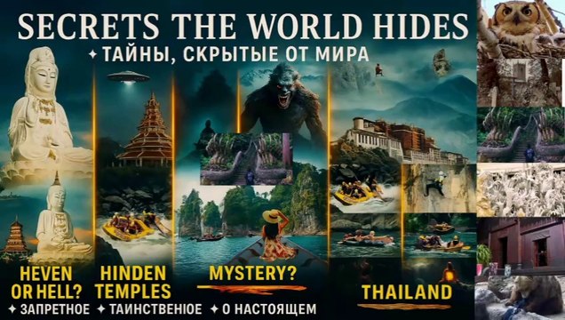 ✦ Secrets The World Hides: Forbidden Places, Cryptic Creatures & Untold Truths ✦ ✦ Тайны, скрытые от мира: Запретные места, загадочные существа и нерассказанные истины ✦