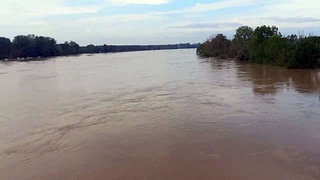 Passa la piena del Po nel Reggiano, argini sotto controllo
