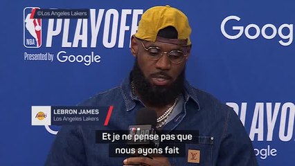 Lakers - LeBron James : “Faire un meilleur travail pour contrôler les éléments contrôlables”