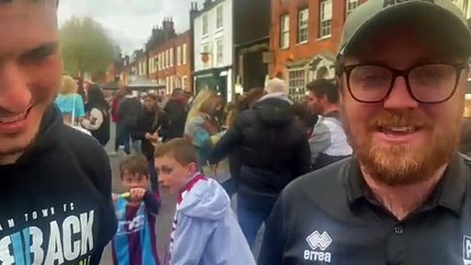 Farnham Town FC's Harry Hugo and Kai Tanner