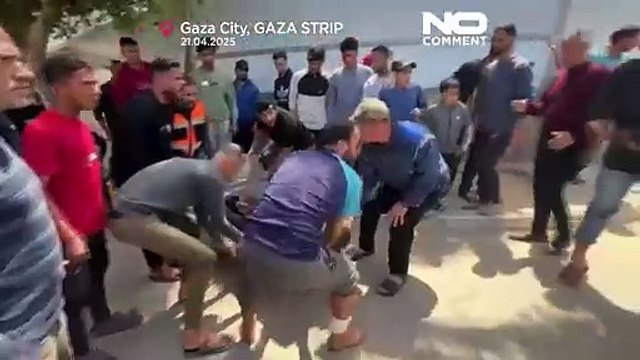 Israeli airstrike hits tents sheltering displaced Gazans