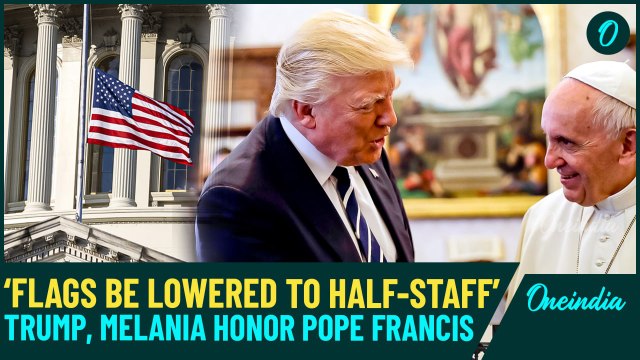 Pope Francis Death: Trump Declares National Mourning for Pope Francis; Flags Lowered to Half-Staff