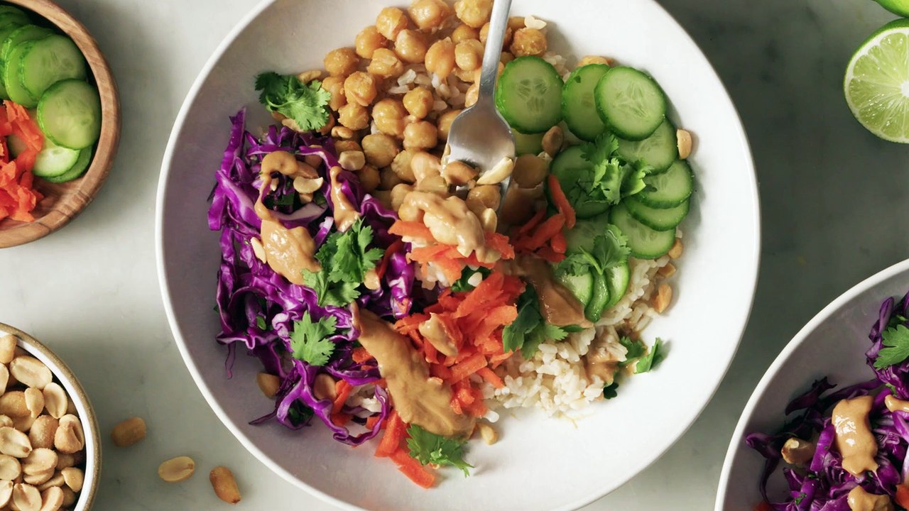 These Peanut Chickpea Protein Bowls Are My New...