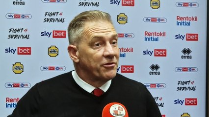 Crawley Town boss Scott Lindsey on obvious Exeter handball and being in the stands