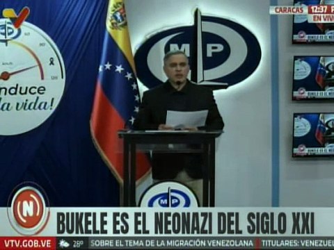 Fiscal General: Bukele es un violador serial de derechos humanos en el planeta tierra