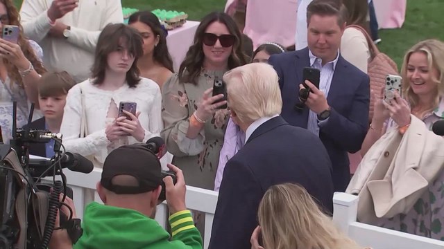 Trump's hilarious prank on reporter steals the show at 2025 White House Easter Egg Roll