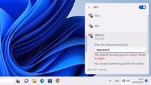 How do I fix the network security key isn't correct
