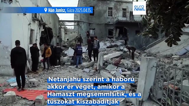 Netanjahu szerint Izraelnek nincs más választása, mint folytatni a harcot a Gázai övezetben