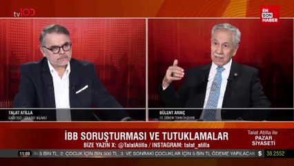 Bülent Arınç’tan Ekrem İmamoğlu’nun diploması hakkında açıklama