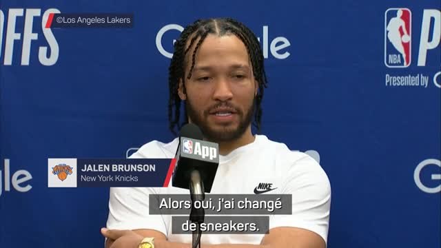 Knicks - Brunson : J'ai changé de sneakers oui, mais c'est notre défense qui a changé le match”