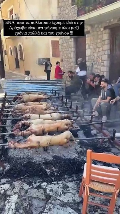Ο Δημήτρης Αλεξάνδρου στην Αράχωβα για το Πάσχα