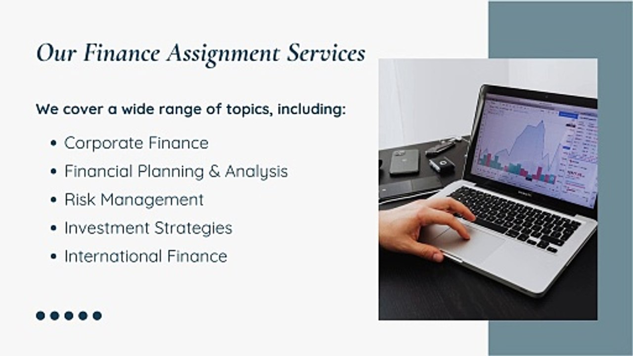 Finance Assignment Help Online | Expert Writers at GetAssignment.com.au