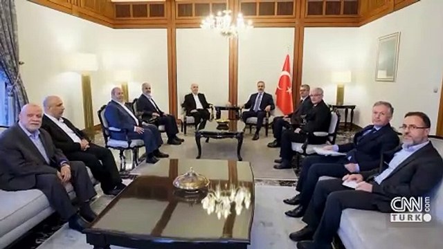 Hakan Fidan Hamas heyetiyle görüştü: Gazze'de ateşkes sağlanması çabaları ele alındı