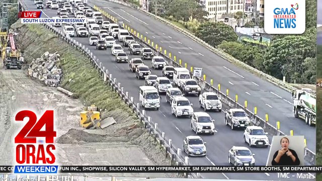 Buhos ng mga motorista pabalik ng Metro Manila, ramdam na sa SLEX | 24 Oras Weekend
