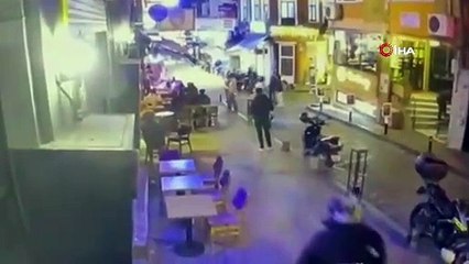 Beşiktaş'ta dehşete düşüren olay: Karısıyla otururken arkasından ateş etti!