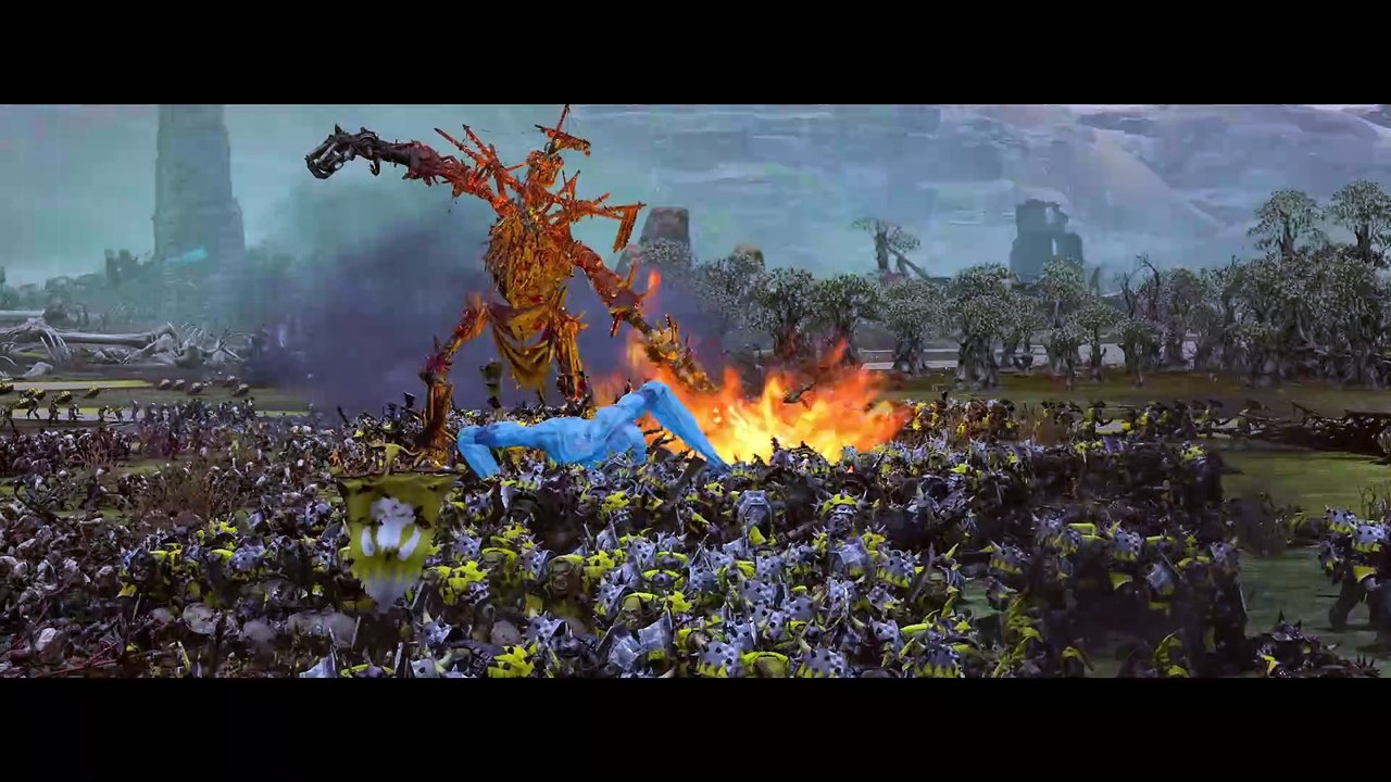 Battle of Terror - VAMPIRE COAST v⚒️s GREENSKINS - Total War WARHAMMER Cinematic Battle