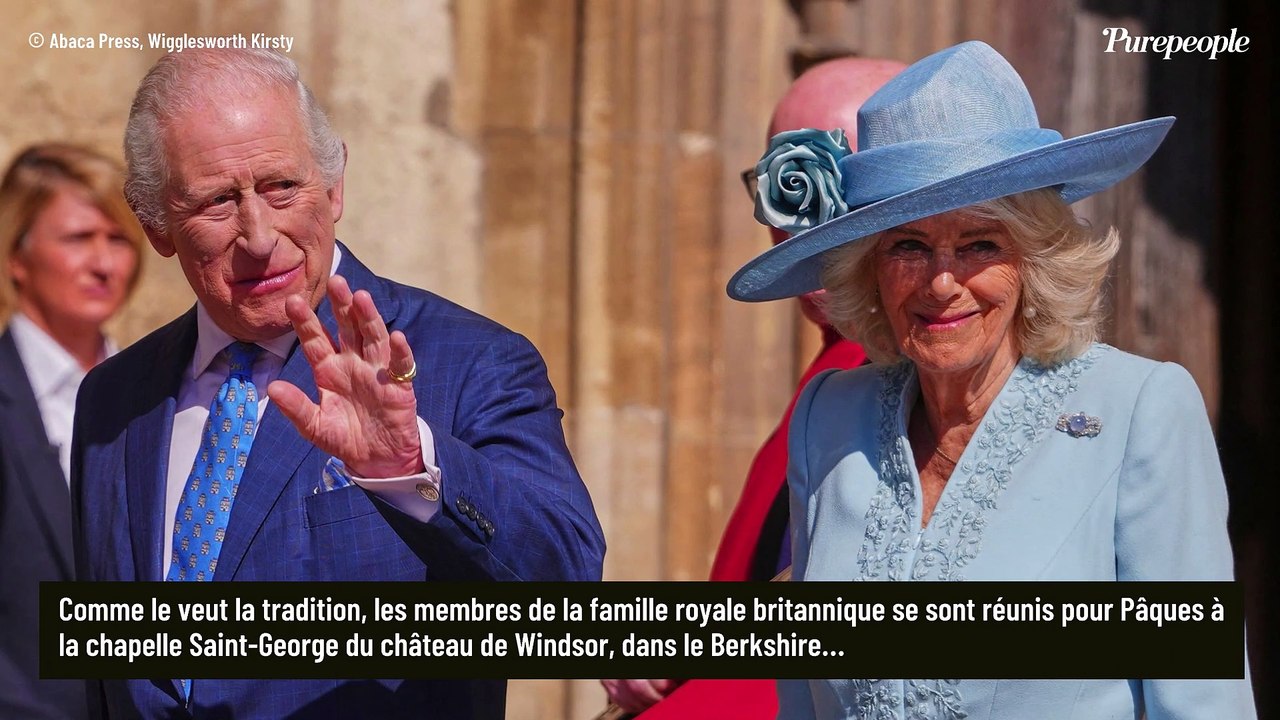 Toute la famille royale réunie pour la messe de Pâques à l’exception de deux grands absents... Et il ne s'agit pas de Meghan et Harry !