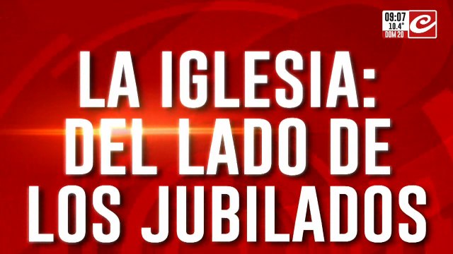 La iglesia del lado de los jubilados: el Arzobispo de Bueno Aires pidió por los jubilados