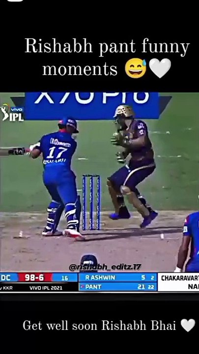 Rishabh Pant's Hilarious Hit: When Cricket Goes Wrong! #RishabhPant #CricketComedy #FunnyCricket #CricketFail #SportsHumor