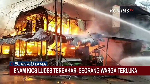 Kebakaran Hanguskan 6 Kios di Aceh Timur, Salah Satu Pemilik Kios Terluka