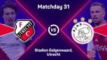 Utrecht smash four past league leaders Ajax