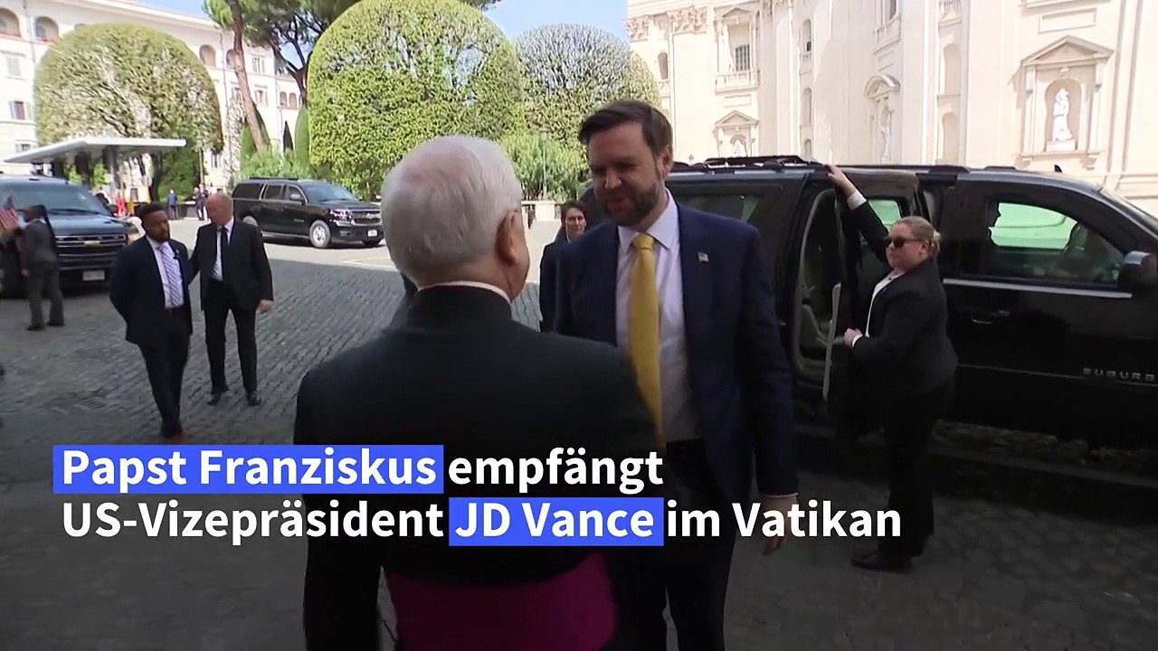Papst empfängt US-Vizepräsident Vance