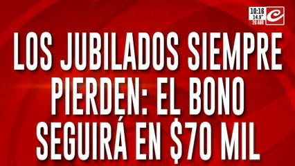 Francos: "Si el bonoise hubiese actualizado estaría en $150 mil"