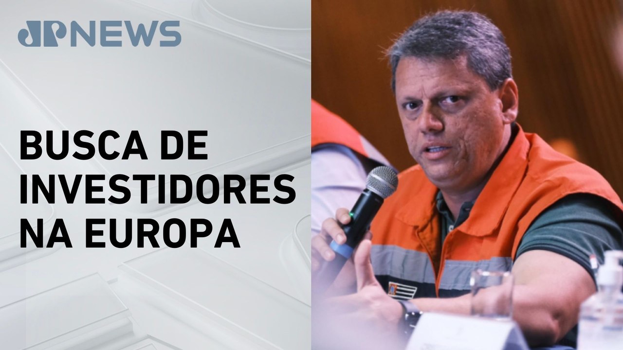 Tarcísio vai atrás de apoio internacional para construção do túnel Santos-Guarujá