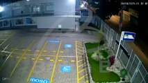 Câmeras flagram atentado a escritório de advocacia em Pinhais
