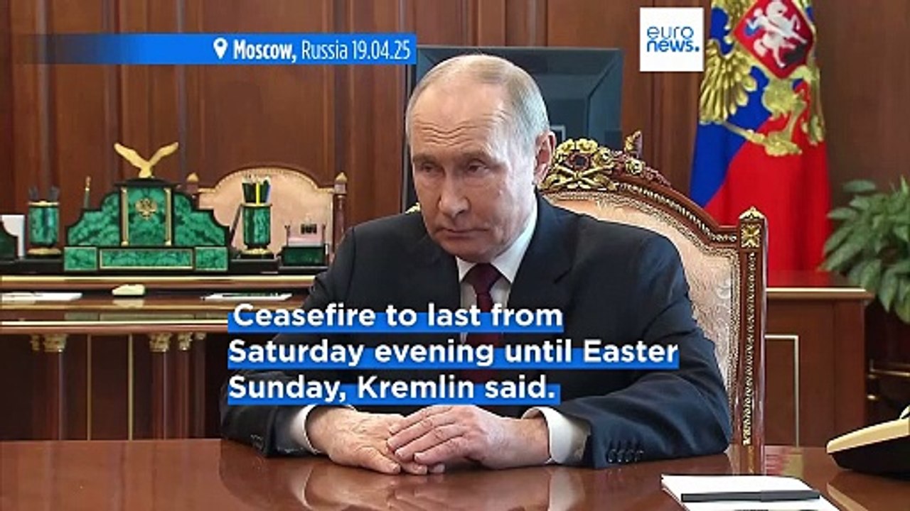 Putin announces 30 hour Ukraine ceasefire over Easter. Warring sides swap record number of POW